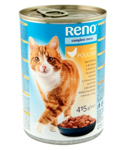 Reno Complete Menu Poultry Консерви з м'ясом птиці у желе для дорослих кішок