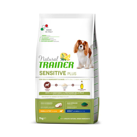 Trainer Natural Dog Sensitive Plus Adult Mini With Horse сухой корм Трейнер для взрослых собак мелких пород с кониной, рисом и маслом