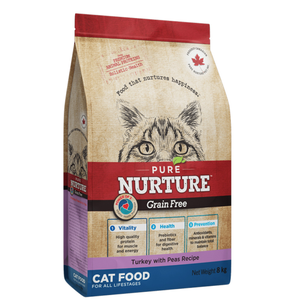 Pure Nurture Grain Free Сухий Корм Для Котів З Індичкою Та Горошком Фото Зоомагазину Dog.Com.Ua