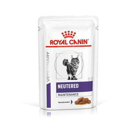 Royal Canin Neutered Maintenance консервований корм для дорослих котів з моменту стерилізації до 7 років (шматочки в соусі)