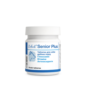 Dolfos Dolvit Senior Plus Mini Вітаміни Для Літніх Собак Із Глюкозаміном, 90 Табл Фото Зоомагазину Dog.Com.Ua