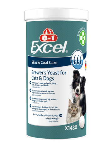 8In1 Excel Brewers Yeast Кормова Добавка Для Собак Та Котів На Основі Пивних Дріжджів Фото Від Dog.Com.Ua