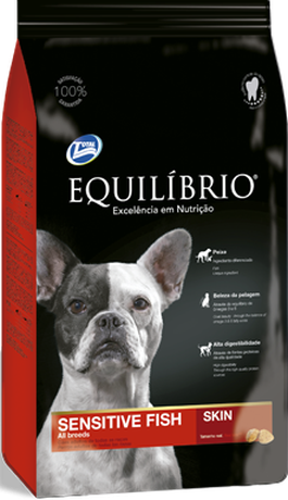 Сухой корм Equilibrio (Эквилибрио) Sensitive Fish All Breeds для собак склонных к аллергии и чувствительным пищеварением (рыба)