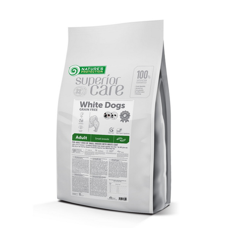 Nature'S Protection White Dogs Adult Small And Mini Breeds Grain Free With Insect Для Дорослих Собак Дрібних Порід З Білою Шерстю (Білок Комах) Фото Від Dog.Com.Ua