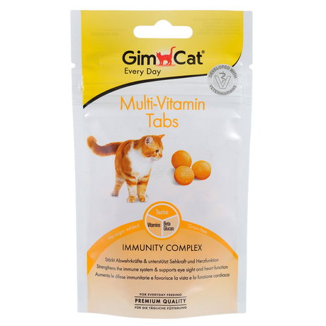 Вітаміни Gimcat Для Котів Гімкет Табс Мультивітамін Таблетки 40 Г Фото Від Dog.Com.Ua