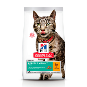 Hill's SP Feline Adult Perfect Weight сухий корм із куркою для підтримання ідеальної ваги у дорослих кішок