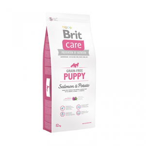 Сухий корм Brit Care (Бріт Кеа) Puppy Salmon & Potato для цуценят і молодих собак всіх порід (лосось і картопля)