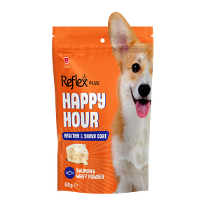 Reflex Plus Happy Hour Healthy&Shiny Coat Ласощі Для Собак Для Здорової Та Блискучої Шерсті З Лососем Фото Зоомагазину Dog.Com.Ua