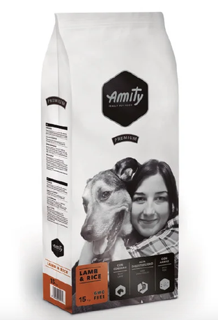 Сухий корм Amity Lamb & Rice для дорослих собак всіх порід (ягня)