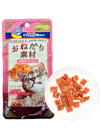 Cattyman Salmon Bits Кеттімен Лосось Шматочки Філе Ласощі Для Котів Фото Від Dog.Com.Ua