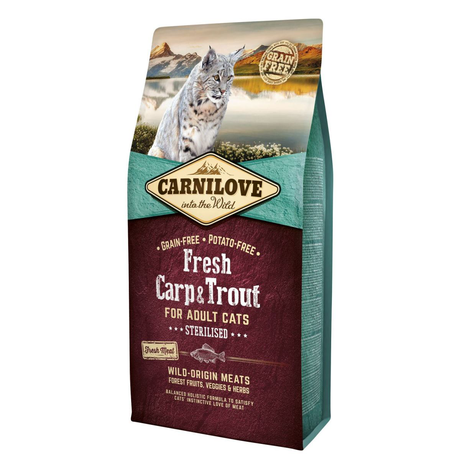 Carnilove Fresh Carp & Trout для стерилизованных кошек (карп и форель)