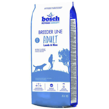 Сухий корм Bosch Breeder Line Lamb & Rice для дорослих собак середніх і великих порід (птиця)