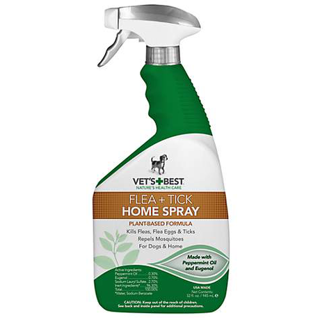 Vet's Best Flea & Tick Home Spray Спрей от блох, клещей и москитов для собак и дома