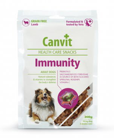 Canvit Immunity Беззернові напіввологі ласощі для підтримки імунітету у собак