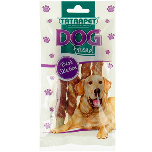 Tatrapet Dog Палички Із Качиної Шкіри З Куркою Фото Зоомагазину Dog.Com.Ua