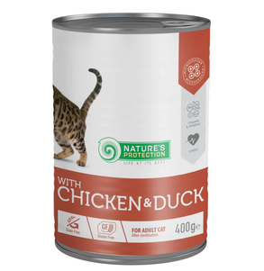 NP Sterilised with Chicken & Duck консерви для дорослих стерилізованих кішок (курка та качка)