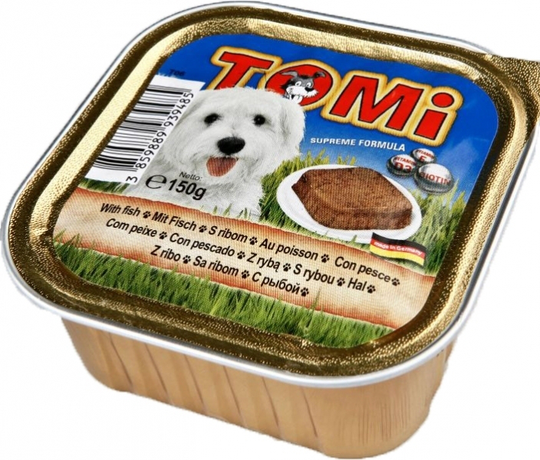 TOMi РИБА корм для собак, паштет