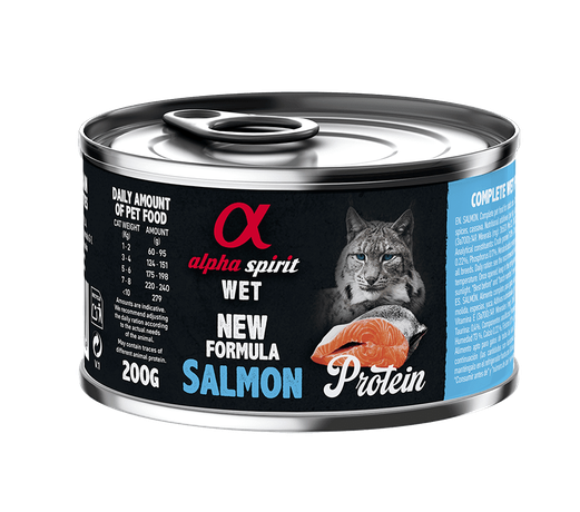 Alpha Spirit Salmon for Adult Cats Вологий корм для котів із лососем
