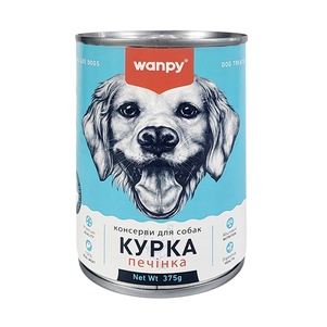 Wanpy Chicken&Liver Паштет Для Собак З Куркою Та Печінкою, 375 Г Фото Зоомагазину Dog.Com.Ua