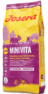 Сухий корм Josera Dog MiniVita 25/14 корм для малоактивних собак малих порід старше 8 років (лосось)