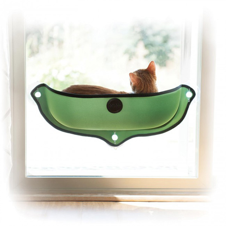 K&H Ez Mount Window Bed спальне місце на вікно для котів (зелений)