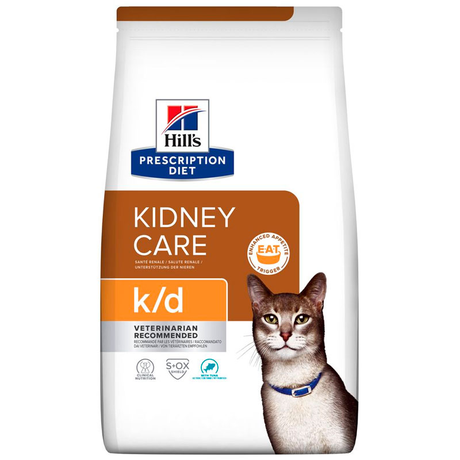 Hill’s Prescription Diet k/d Сухий корм для котів підтримання функції нирок, з тунцем