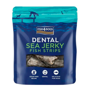 Fish4Dogs Sea Jerky Натуральні Ласощі Для Собак Рибні Смужки Зі Шкіри Білої Риби Фото Зоомагазину Dog.Com.Ua