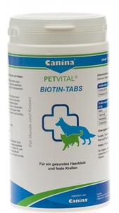 Canina PETVITAL Biotin-Tabs витаминный комплекс для привередливых собак и котов