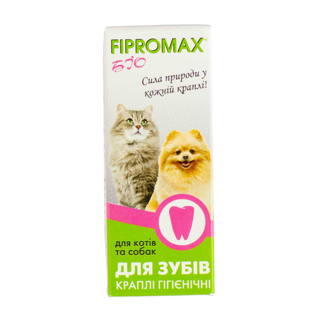 Fipromax Біо Краплі гігієнічні для зубів для котів і собак