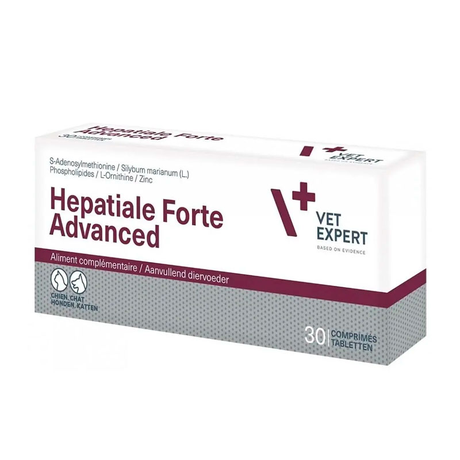 Vet Expert Hepatiale Forte Advanced Харчова добавка для підтримання та захисту функцій печінки у котів і собак
