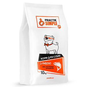 Сухой Корм Practik Simple Для Взрослых Собак Всех Пород (Рыба) Фото Зоомагазина Dog.Com.Ua