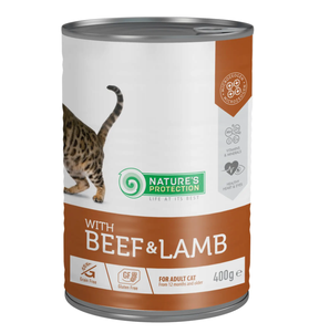 NP with Beef & Lamb консерви для дорослих кішок (яловичина та ягня)