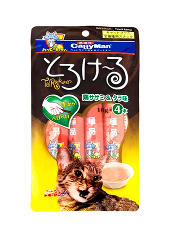 Cattyman Tuna&Salmon Кеттімен Надзвичайно Смачні Тунець Лосось Рідкі Ласощі Для Котів Фото Від Dog.Com.Ua