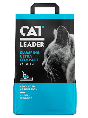 Cat Leader Clumping Кэт Лидер Ультракомпакт Ультрагрудкувальний Наповнювач У Котячий Туалет Фото Від Dog.Com.Ua