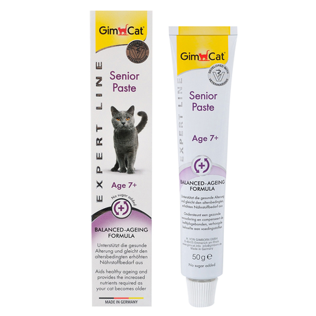 GimCat Senior Paste паста для підтримки здоров'я котів, віком від 7 років