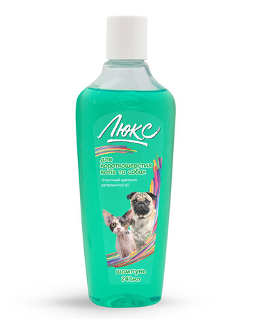 ProVET Люкс гігієнічний шампунь репелентної дії для короткошерстих котів та собак 240 мл