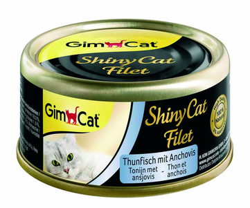Корм Gimcat Влажный Для Кошек Шайни Кет Филе С Тунцом И Анчоусом Фото Зоомагазина Dog.Com.Ua