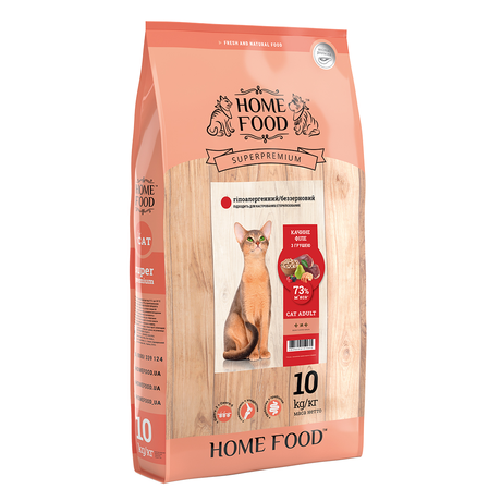 Home Food Беззерновой с уткой и грушей для взрослых кошек