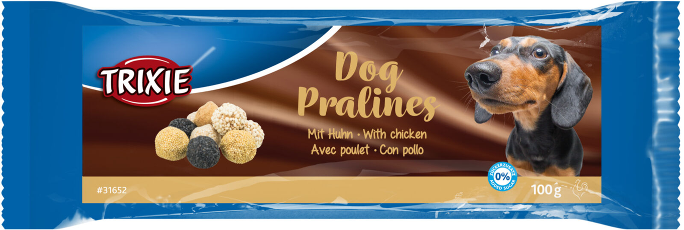 Ласощі Для Собак Trixie "Dog Pralines With Chicken" З Куркою Та Злаками, 100 Г Фото Від Dog.Com.Ua