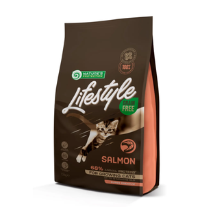 NP Lifestyle Grain Free Salmon Kitten Сухой беззерновой корм для котят с лососем