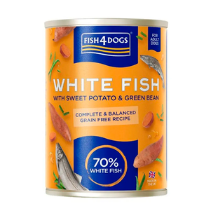 Fish4Dogs Finest Беззерновий Вологий Корм Для Собак (Біла Риба З Бататом Та Зеленою Квасолею) Фото Зоомагазину Dog.Com.Ua