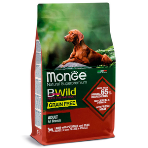 Monge Dog Bwild Grain Free Беззерновий Корм Для Собак З Проблемами Шлунка Або Алергією (Ягня) Фото Зоомагазину Dog.Com.Ua