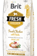 Сухий корм Brit Fresh Chicken with Potato Adult Great Life для дорослих собак всіх порід (курка)