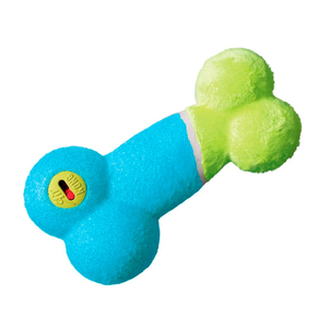 Kong игрушка для собак пищалка кость с включением/выключением