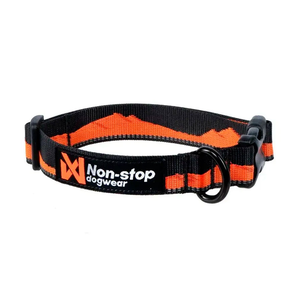 Non-Stop Dogwear Trail Quest Collar Нашийник Для Собак Чорний З Помаранчевим Фото Зоомагазину Dog.Com.Ua