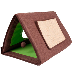 Flamingo Cat Tent 3in1 ФЛАМИНГО ТЕНТ 3в1 спальное место, палатка-домик когтеточка для котов 3в1