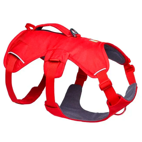 Ruffwear Web Master™ Поддерживающая Шлейка Для Служебных Собак Ярко-Красная Фото От Dog.Com.Ua