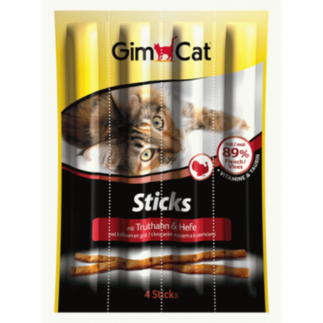 Gimpet Sticks Turkey and Rabbit - лакомство для кошек, с индейкой и кроликом