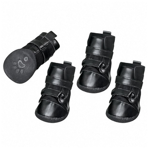 Flamingo Xtreme Boots ФЛАМІНГО черевики для собак, комплект 4 шт, чорний
