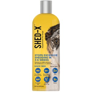 SynergyLabs Shed-X Dog СИНЕРДЖИ ЛАБС ШЕД-ИКС ДОГ добавка для шерсти собак, против линьки